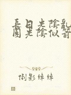 长日光阴乱作一团光阴似箭笔趣封面