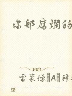 你那腐烂的直肠