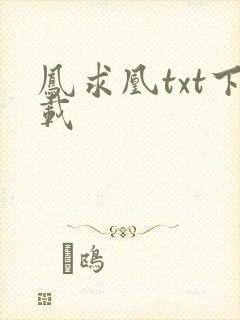 凤求凰txt下载