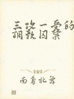 三攻一受的3p调教囚禁