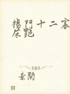 杨门十二寡妇肉床艳封面