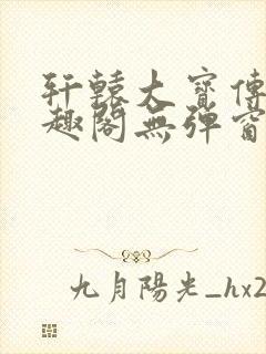 轩辕大宝传奇笔趣阁无弹窗