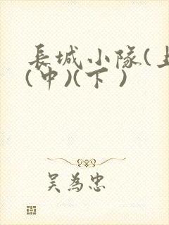长城小队(上)(中)(下 )封面