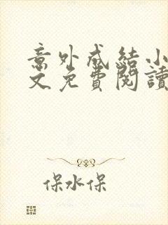 意外成结小说全文免费阅读笔趣阁下载无弹窗