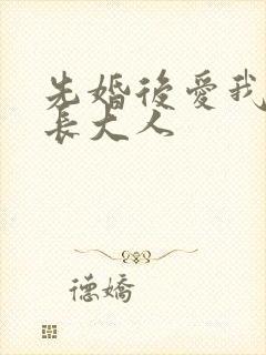 先婚后爱我的市长大人