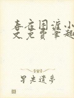 春夜困渡小说全文免费笔趣阁无弹窗封面