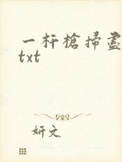 一杆枪扫尽全家txt