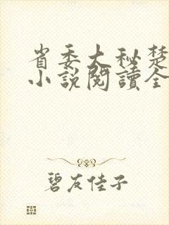 省委大秘楚东恒小说阅读全文