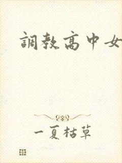 调教高中女生封面