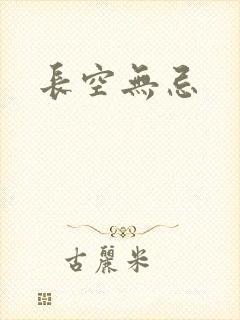 长空无忌封面