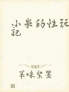 小米的性玩具日记