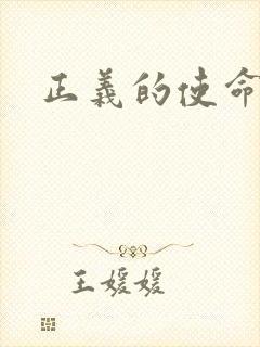 正义的使命封面