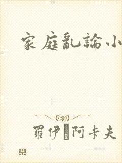 家庭乱论小说