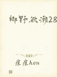 乡野欲潮28章
