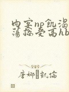肉宴np饥渴放荡总受高hbl封面
