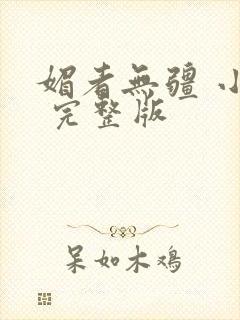 媚者无疆 小说 完整版