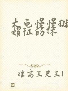 大龟慢慢挺进张娟征的休