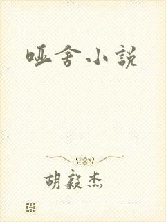 哑舍小说封面