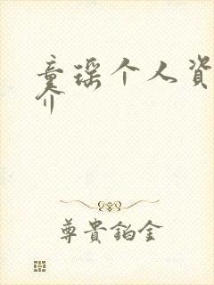 童瑶个人资料简介