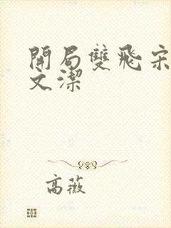 开局双飞宋倩董文洁封面