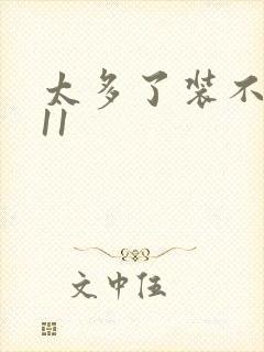 太多了装不下H11