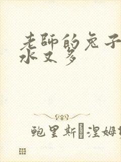 老师的兔子又软水又多