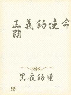 正义的使命厉元朗