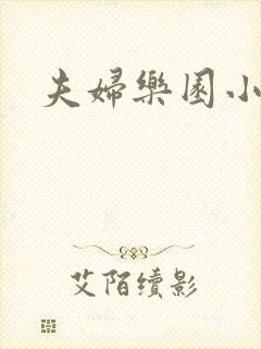 夫妇乐园小说封面