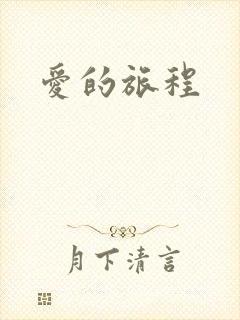 爱的旅程封面