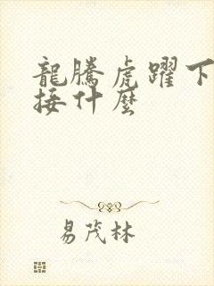 龙腾虎跃下一句接什么封面