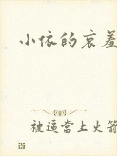 小依的哀羞封面