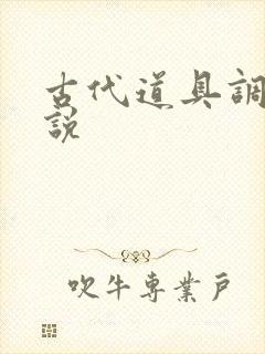 古代道具调教小说