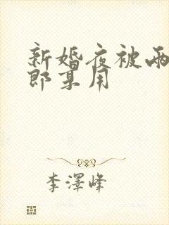 新婚夜被两个伴郎享用封面