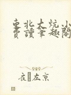 东北大炕小说免费读笔趣阁