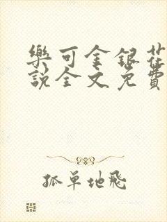 乐可金银花露小说全文免费阅读