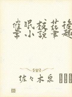 催眠校花后的日常小说笔趣阁