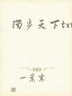 独步天下txt