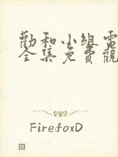 劝和小组电视剧全集免费观看