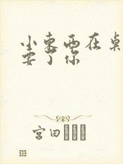 小东西在桌子上要了你封面