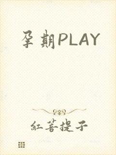 孕期PLAY封面