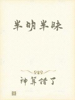 半明半昧