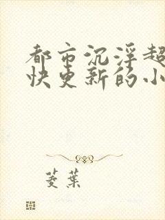 都市沉浮超前超快更新的小说