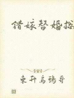 错嫁替婚总裁封面