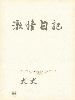 激情日记封面