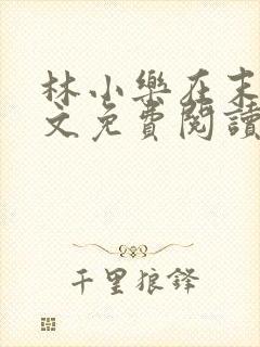 林小乐在末世全文免费阅读封面