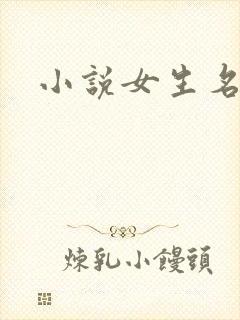 小说女生名字