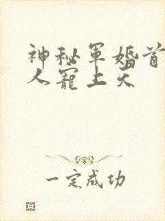 神秘军婚首长大人宠上天封面