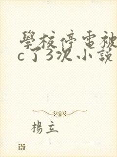 学校停电被同桌c了3次小说封面