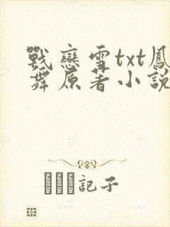 战恋雪txt凤舞原著小说