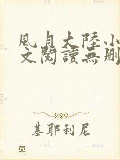 风月大陆小说全文阅读无删减